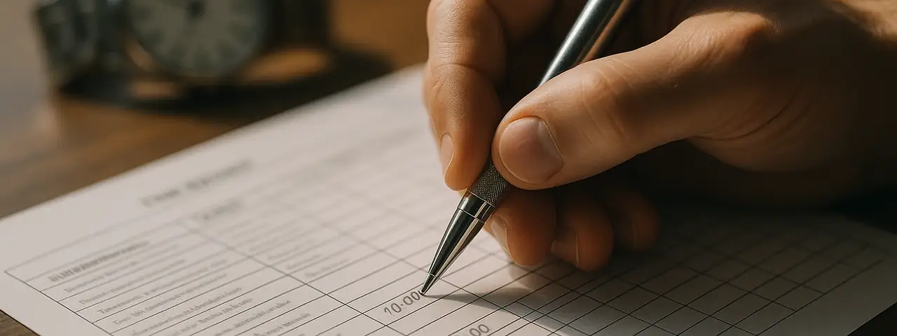 Poprawne wypełnianie karty ewidencji czasu pracy