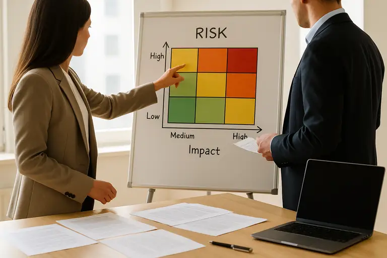 Wykres ryzyka zatrudniania na umowie cywilnoprawnej