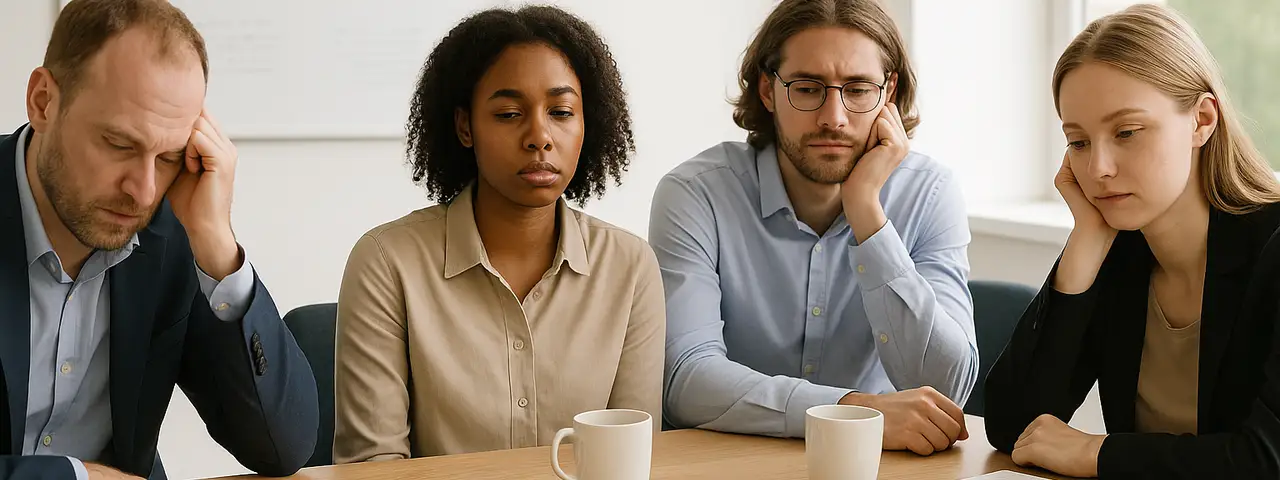 Zdemotywowany zespół pracowników