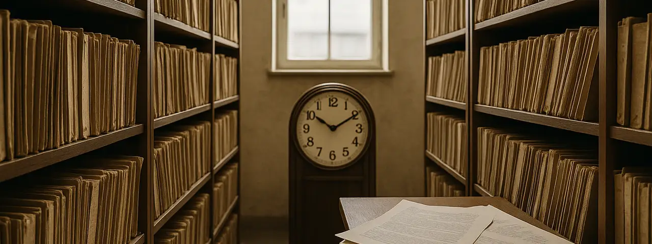 Archiwum z ewidencją czasu pracy