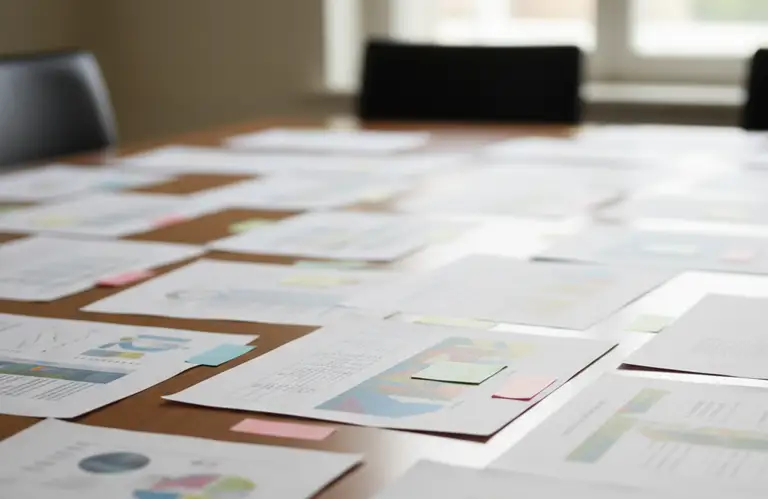 Dokumentacja na biurku