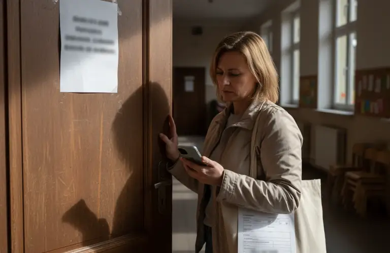 kobieta starająca się o zasiłek opiekuńczy
