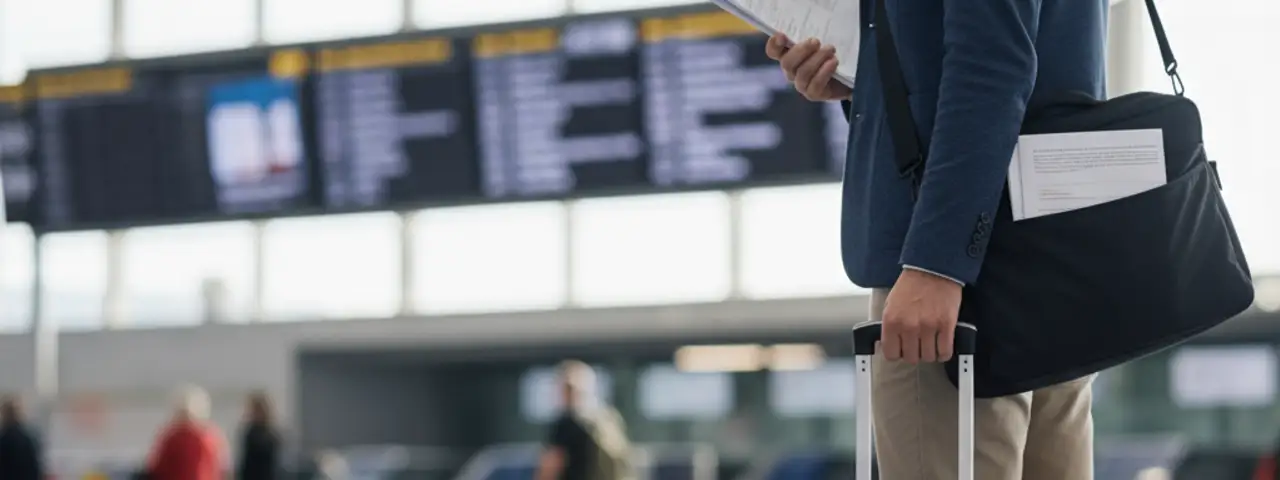 Pracownik podczas delegacji zagranicznej