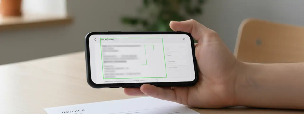 Skanowanie faktury telefonem