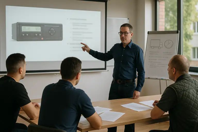 Szkolenie z zasad ewidencjonowania czasu pracy kierowców