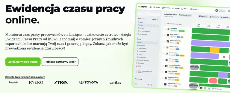zarządzanie czasem pracy program