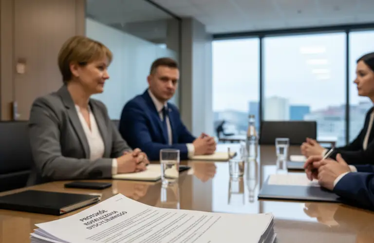 Zespół podczas wypowiedzenia umowy o pracę