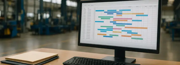 Grafik pracy na hali produkcyjnej
