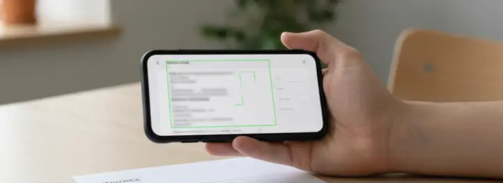 Skanowanie faktury telefonem